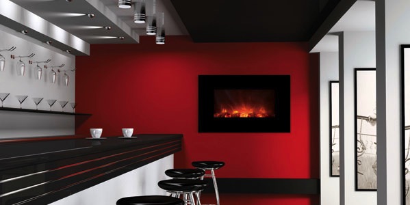 linear modern flame